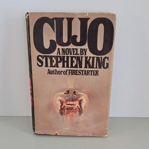 Cujo by Stephen King: Vintage Hardcover Book Club Edition